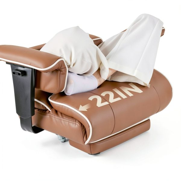 GTPLAYER 400LBS Big and Tall Office Chair Breathable Leather-8