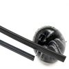 yeeluzan Front Wiper Blade Refill Kit Black Rubber-2