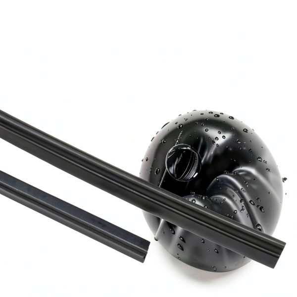 yeeluzan Front Wiper Blade Refill Kit Black Rubber-2