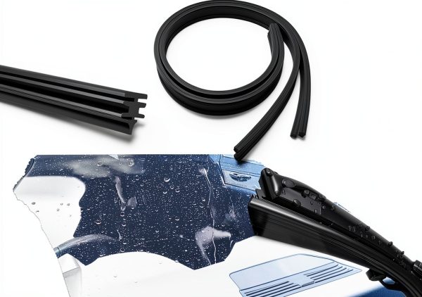 HQRNYP Windshield Wiper Refill Universal Fit Rubber-0