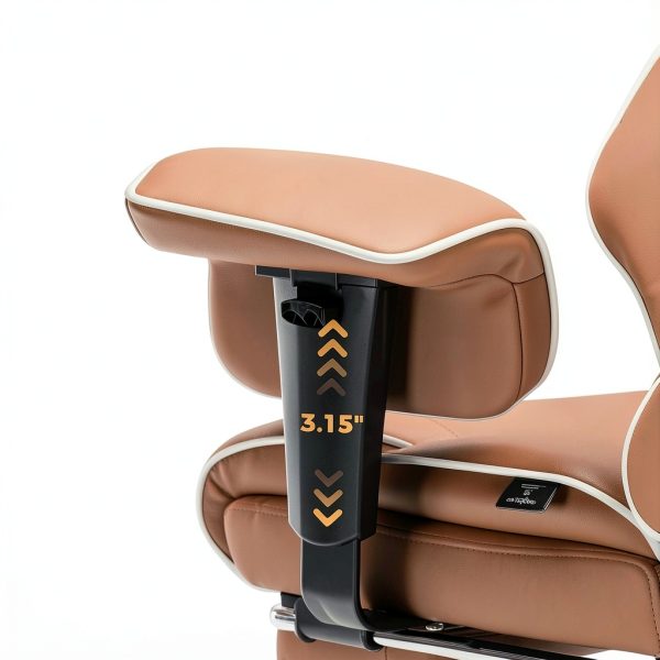 GTPLAYER 400LBS Big and Tall Office Chair Breathable Leather-5