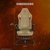 Razer Iskur V2 X Gaming Chair Black Fabric Design-1