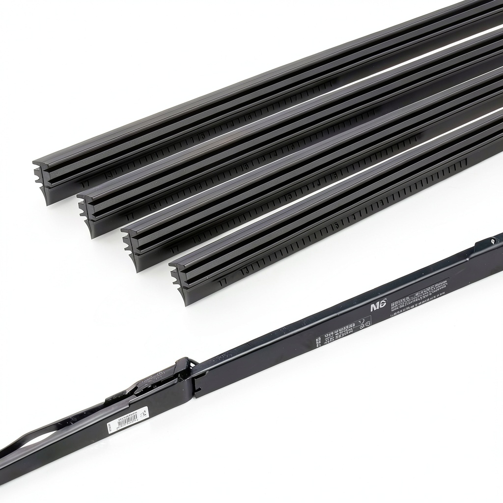 Erivis wiper blades installed on a Ford Explorer windshield