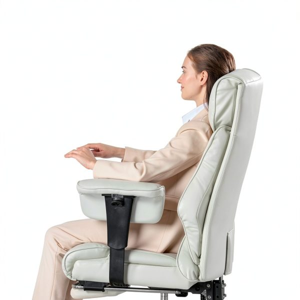 GTPLAYER 400LBS Big and Tall Office Chair Breathable Leather-7