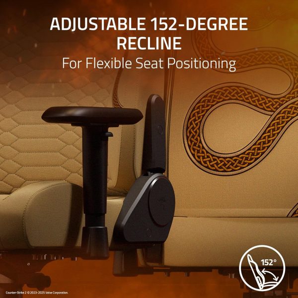 Razer Iskur V2 X Gaming Chair Black Fabric Design-5