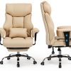 GTPLAYER 400LBS Big and Tall Office Chair Breathable Leather-1