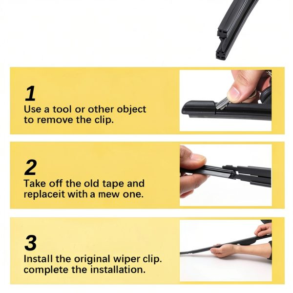 Lecctso Windshield Wiper Blades Refills Car Universal Fit-5