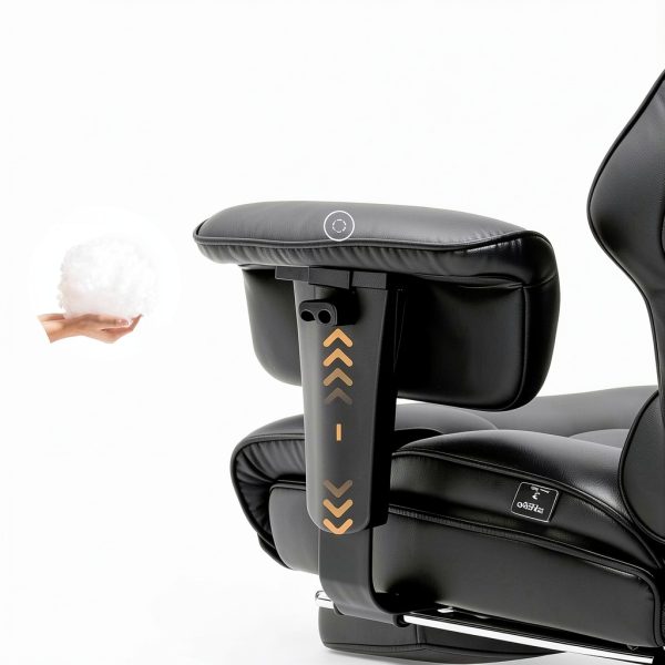 GTPLAYER Tall Gaming Chair Leather Ergonomic-5