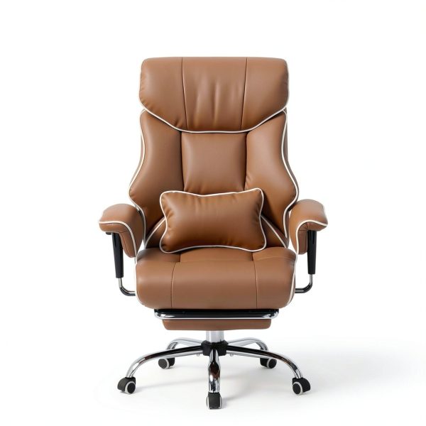 GTPLAYER 400LBS Big and Tall Office Chair Breathable Leather-3