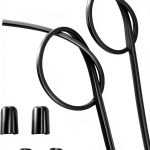 yeeluzan Front Wiper Blade Refill Kit Black Rubber-0