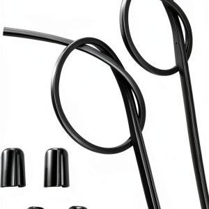 yeeluzan Front Wiper Blade Refill Kit Black Rubber-0