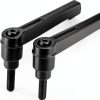uxcell M5 x 20mm Clamping Lever Handle Black 5pcs-0
