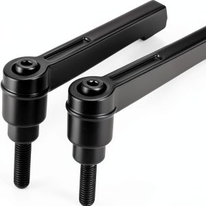 uxcell M5 x 20mm Clamping Lever Handle Black 5pcs-0