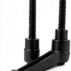 QWORK M8 x 40mm Adjustable Clamping Lever Handle 5 Pack Black Matte-1