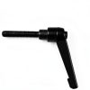 QWORK M8 x 40mm Adjustable Clamping Lever Handle 5 Pack Black Matte-5