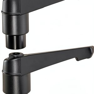 LumaGrove M14 x 114 Adjustable Knob Handle Black Metal for Lathe-0